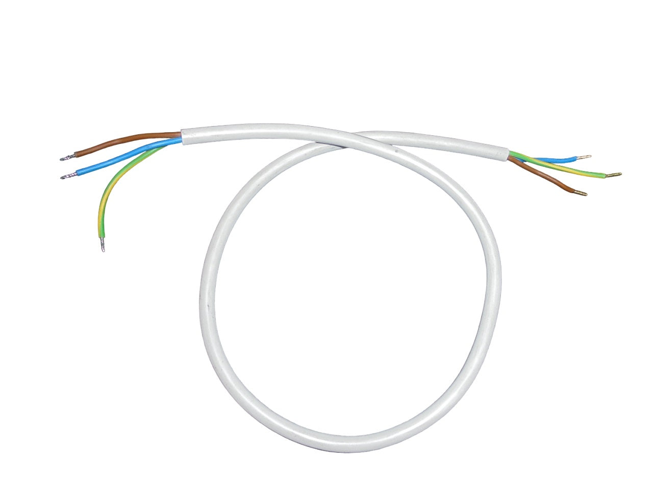 Câble 680mm - 3x0.75mm² blanc double isolation