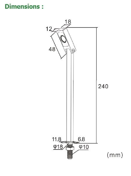 Spot bijouterie orientable Steam square HP - 3W