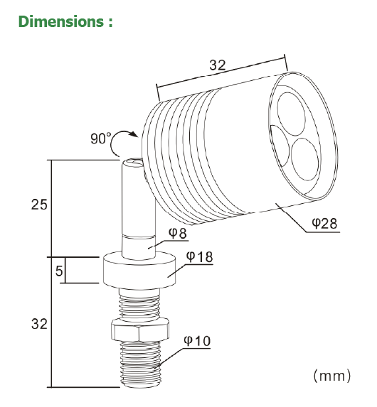 Spot bijouterie Tiny trio - 3W