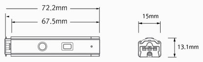 Dimmer en ligne pour réglette dimmable 2700°K~6000°K 24V FLX Stix DDV - Diva 2