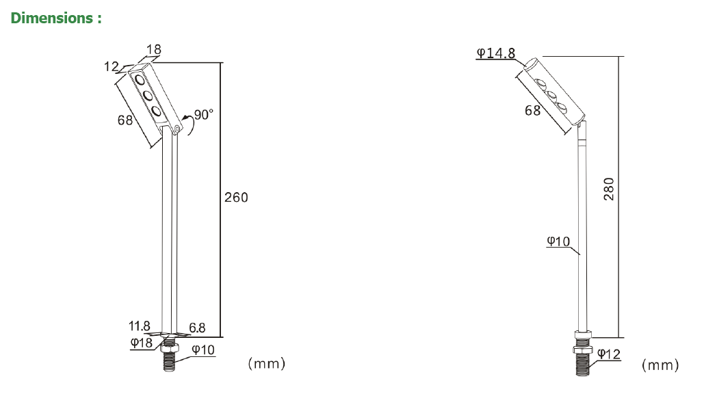 Spot bijouterie orientable Steam - 3W